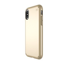 Speck Presidio Metallic Case for Apple iPhone X - Yellow & Brown