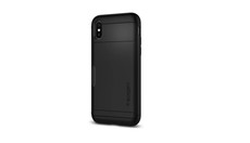 Spigen Cover for iPhone X - Slim Armor Black