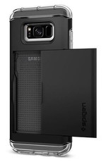 Spigen Crystal Wallet Galaxy S8 Plus Case - Black