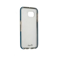 Superfly Soft Jacket Reflex Samsung Galaxy S6 Cover - Blue & Clear