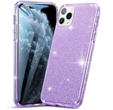 Tekron Glitter Sparkle Bling Protective Case for iPhone 11 Pro - Purple