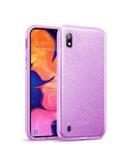 Tekron Glitter Sparkle Bling Protective Case For Samsung Galaxy A10 -Purple