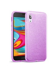 Tekron Glitter Sparkle Protective Case For Samsung Galaxy A2 Core - Purple