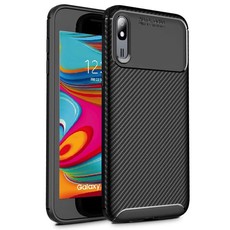 Tekron Premium Shock Resistant Slim Carbon Case for Samsung Galaxy A2 Core