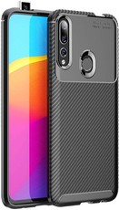 Tekron Premium Shock Resistant Slim TPU Carbon Case for Huawei Y9 Prime