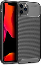 Tekron Premium Shock Resistant Slim TPU Carbon Case for iPhone 11 Pro Max