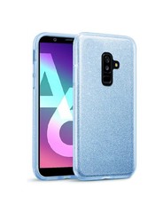 Tekron Protective Glitter Bling Case for Samsung Galaxy A6 Plus - Blue