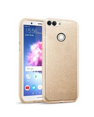 Tekron Protective Glitter Sparkle Bling Case for Huawei P Smart - Gold