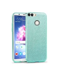 Tekron Protective Glitter Sparkle Bling Case for Huawei P Smart - Green