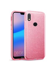 Tekron Protective Glitter Sparkle Bling Case for Huawei P20 Lite - Pink