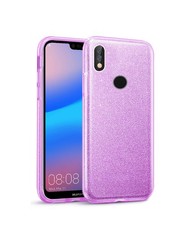 Tekron Protective Glitter Sparkle Bling Case for Huawei P20 Lite - Purple