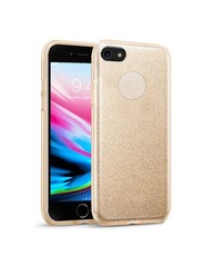 Tekron Protective Glitter Sparkle Bling Case for iPhone 8 / 7 - Gold