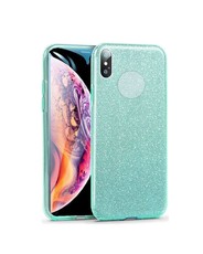 Tekron Protective Glitter Sparkle Bling Case for iPhone XS / X - Green