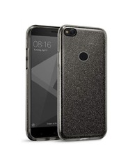 Tekron Protective Glitter Sparkle Bling Case for Xiaomi Redmi 4X - Black