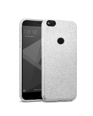 Tekron Protective Glitter Sparkle Bling Case for Xiaomi Redmi 4X - Silver