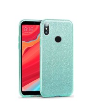 Tekron Protective Glitter Sparkle Bling Case for Xiaomi Redmi S2 - Green