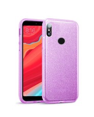 Tekron Protective Glitter Sparkle Bling Case for Xiaomi Redmi S2 - Purple