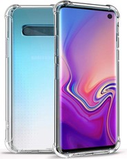 Tekron Protective Shockproof Gel Case for Samsung Galaxy S10 - Clear