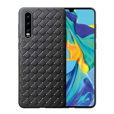 Tekron Slimfit Protective Woven Case for Huawei P30 - Black