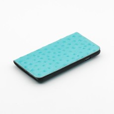 Tellur Book Case Magnetic for iPhone 7/8 Ostrich Leather - Turquoise