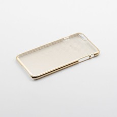 Tellur Hard Case Cover for iPhone 6 Plus Horizontal Stripes - Gold