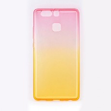 Tellur Silicone Cover for Huawei P9 lite - Pink/Orange