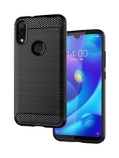 TUFF-LUV Carbon Fibre Style Case Xiaomi Redmi Note 7 - Black