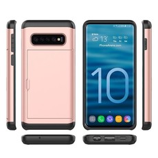 Tuff-Luv Dual Layer Armour Case for Galaxy S10 Plus - Rose Gold