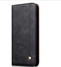 TUFF-LUV Essentials Leather case & Stand Xiaomi Redmi 7 - Black