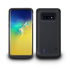 TUFF-LUV Extended Battery Case for Samsung Galaxy S10E - Black