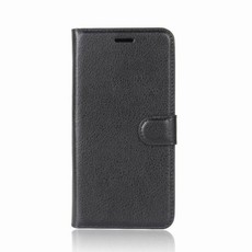 Tuff-Luv Flip Leather Case For Huawei P20 Lite - Black