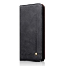 Tuff-Luv Leather Case and Horizontal stand for Huawei P30 - Black