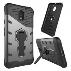 Tuff-Luv Rugged Case and Stand for Moto - Black