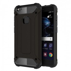 Tuff-Luv Tough Armor Combination Case for Huawei P10 Lite - Black