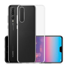 Ultra-Thin TPU Case Cover (Transparent) for Huawei P20