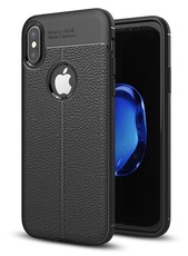 Ventilation Shockproof Rubber Case for Apple iPhone XS Max Black