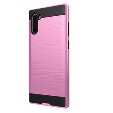 We Love Gadgets Galaxy Note 10 Brushed Armor Cover Pink