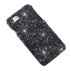 We Love Gadgets iPhone 8 & 7 Powder Glitter Cover Black