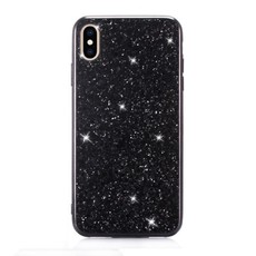 We Love Gadgets iPhone X & XS Powder Glitter Cover Black