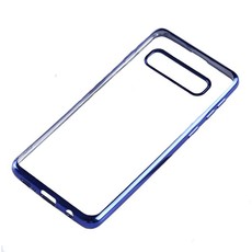 We Love Gadgets Samsung Galaxy S10 Transparent Cover Blue Bumper