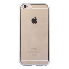 We Love Gadgets Silver Electroplated Frame Cover iPhone 6 Plus & 6S Plus