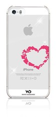 White Diamond Lipstick Cover Apple iPhone 5 & 5S-Heart