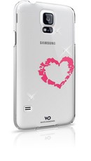 White Diamond Lipstick Cover Samsung Galaxy S5-Heart