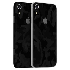 Wripwraps Black Camo Skin for iPhone XR - Double Pack