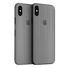 Wripwraps Brushed Metal Skin for iPhone XS - Double Pack