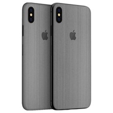 Wripwraps Brushed Metal Skin for iPhone XS Max - Double Pack