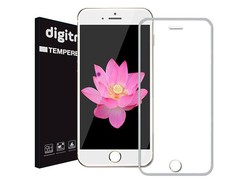 Digitronics Full Coverage Tempered Glass for iPhone 8/7/6S - White