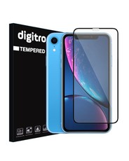 Digitronics Full Coverage Tempered Glass for iPhone XR - Black