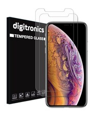 Digitronics Protective Tempered Glass for iPhone XS Max - Pack of 2