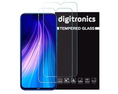 Digitronics Protective Tempered Glass for Xiaomi Redmi Note 8 - Pack of 2